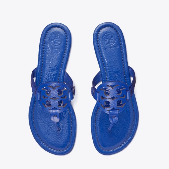 Tory Burch Shoes - NEW 7.5 Tory Burch Miller Sandals Nautical Blue